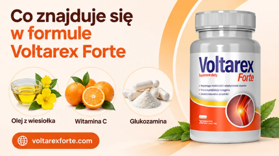 Voltarex Forte — składniki formuły w kapsułce